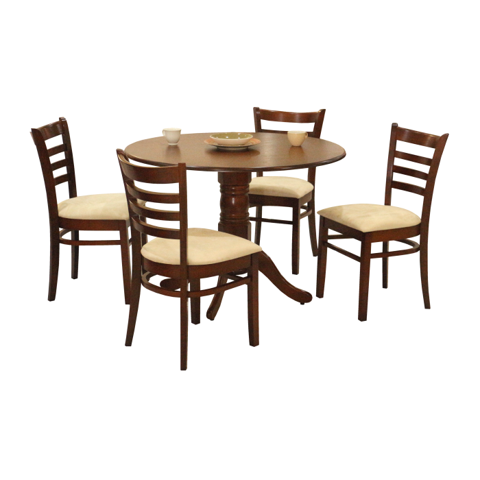 ชุดโต๊ะอาหาร 4 ที่นั่ง (ไม้จริง) รุ่น GALLERY